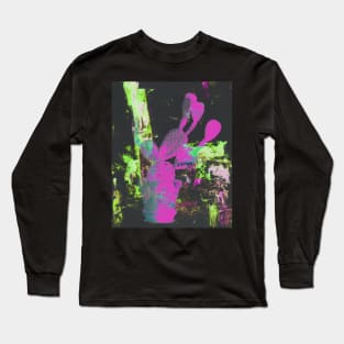 Purple cactus Long Sleeve T-Shirt